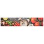 Voir la diapositive 2 : VIDAXL Tapis de cuisine lavable impression legumes 60x300 cm velours