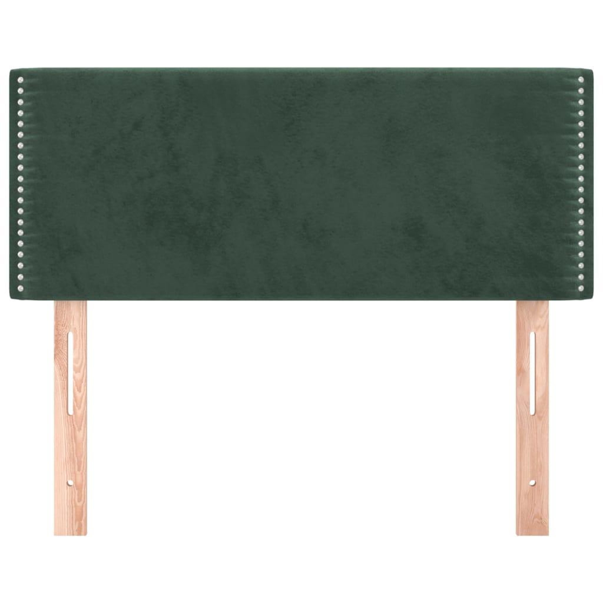 Voir la diapositive 3 : VIDAXL Tete de lit Vert fonce 100x5x78/88 cm Velours