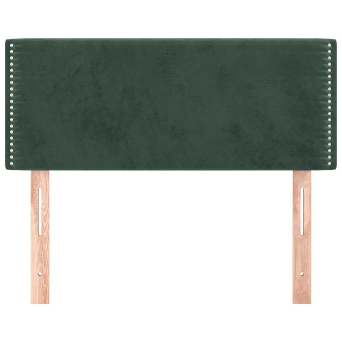 VIDAXL Tete de lit Vert fonce 100x5x78/88 cm Velours