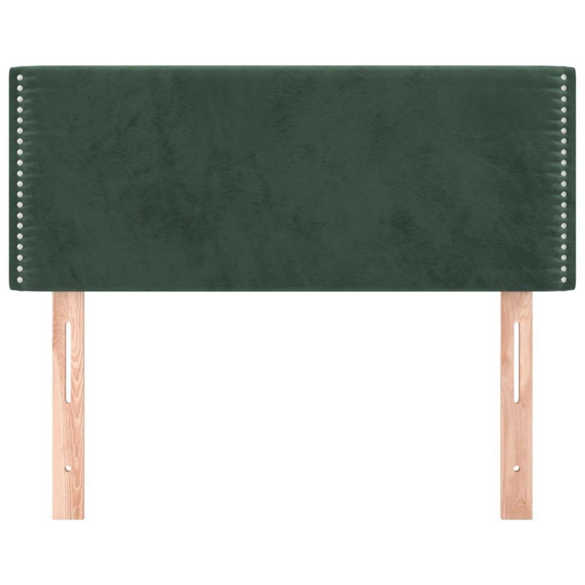 VIDAXL Tete de lit Vert fonce 100x5x78/88 cm Velours