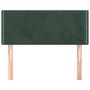 Voir la diapositive 3 : VIDAXL Tete de lit Vert fonce 100x5x78/88 cm Velours