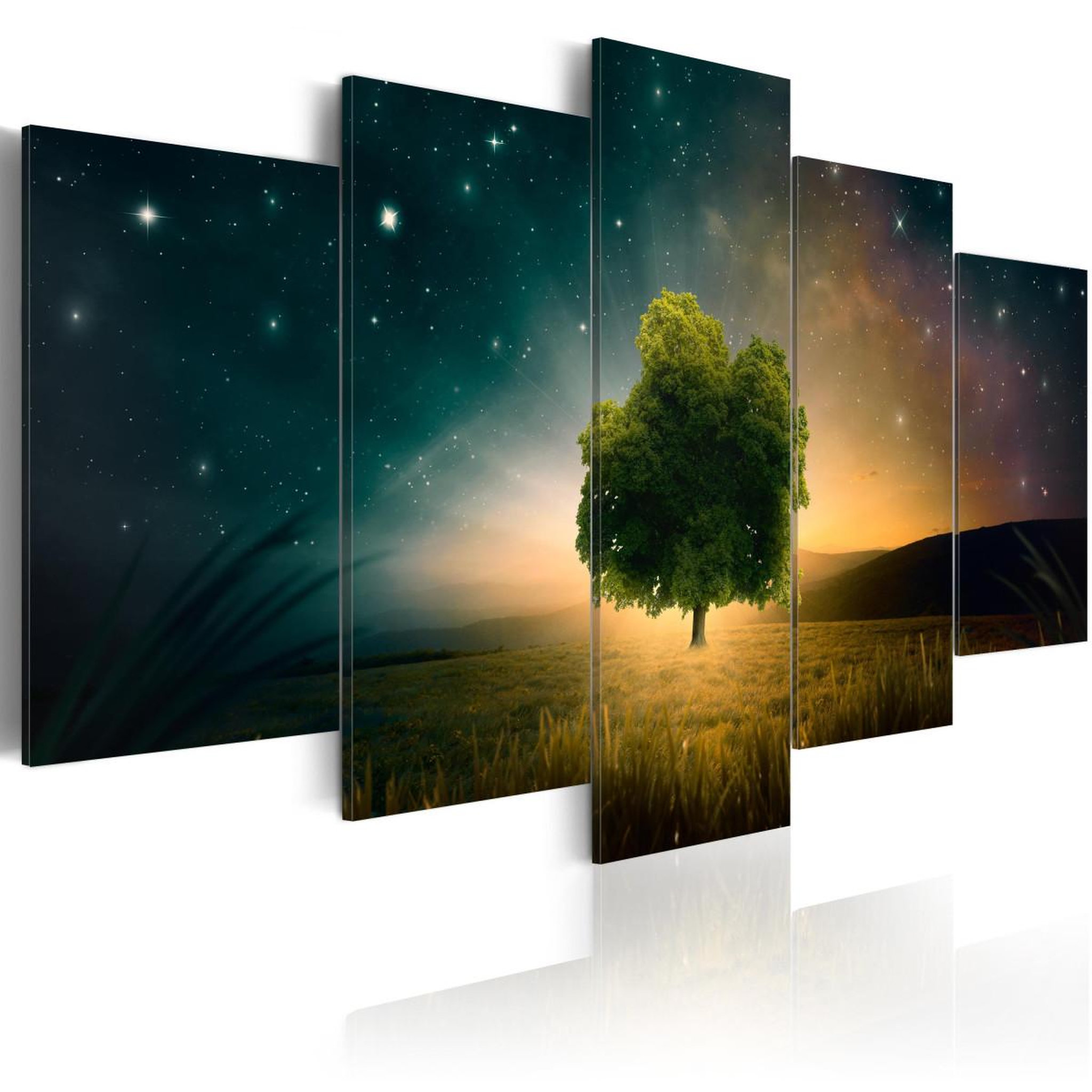 Paris Prix Tableau imprimé  valley of stars. Coloris disponibles : Multicolore
