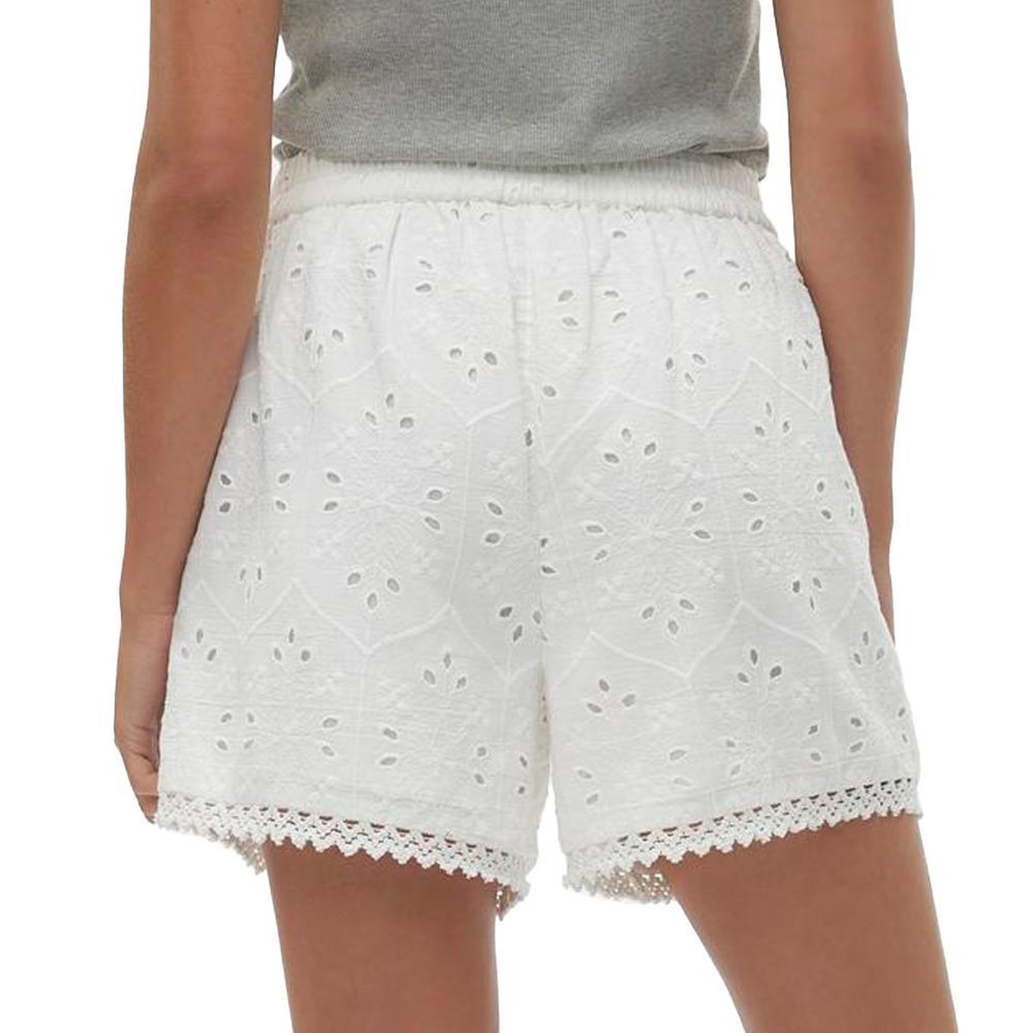 Voir la diapositive 2 : Vero Moda Short Blanc Femme Vero Moda Irina