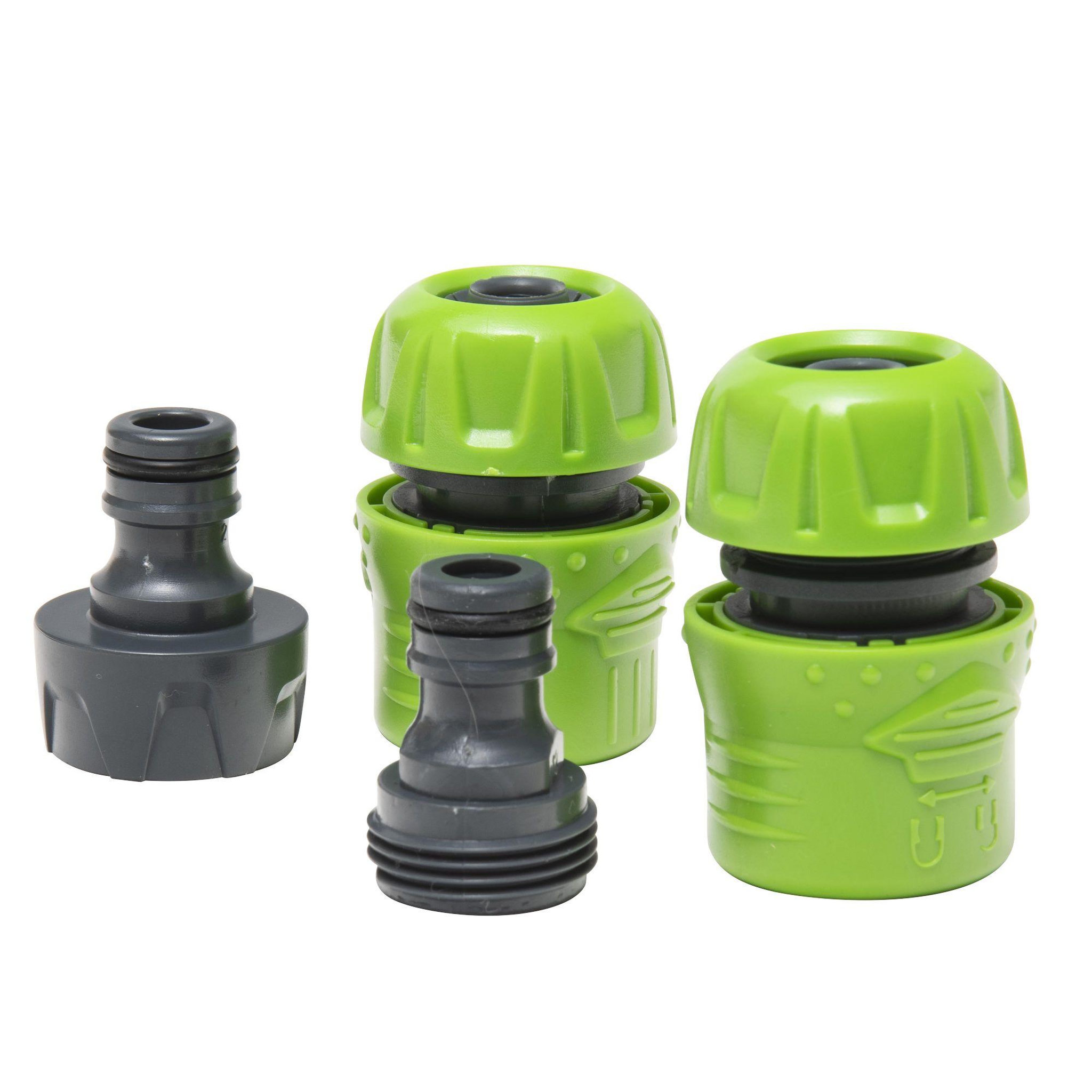 Voir la diapositive 3 : WERKAPRO Lot de 4 raccords automatiques  15mm  werka pro