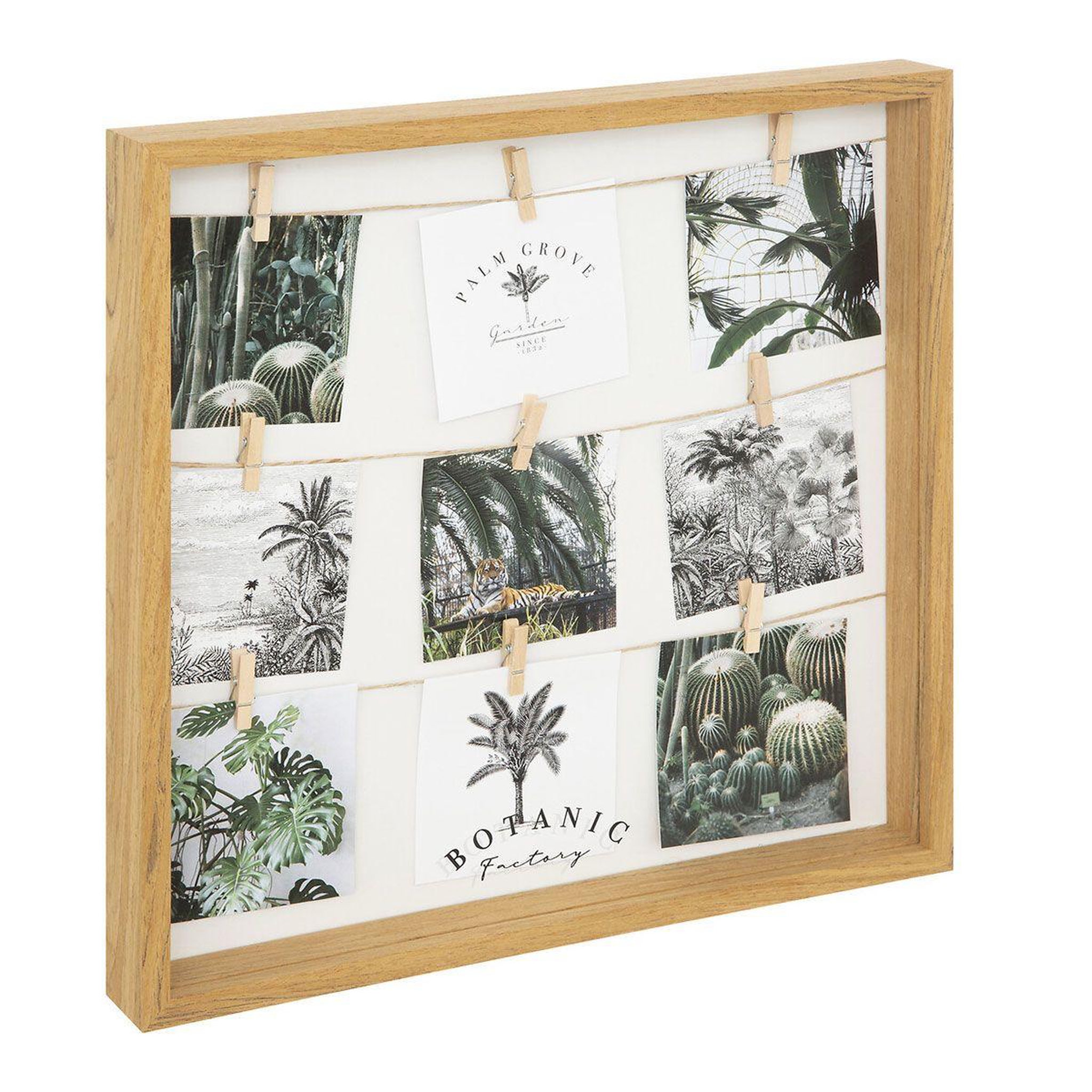 ATMOSPHERA Porte photo mural déco  bota  40cm marron