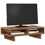 Voir la diapositive 3 : VIDAXL Support de moniteur vieux bois 50x27x15 cm bois d ingénierie