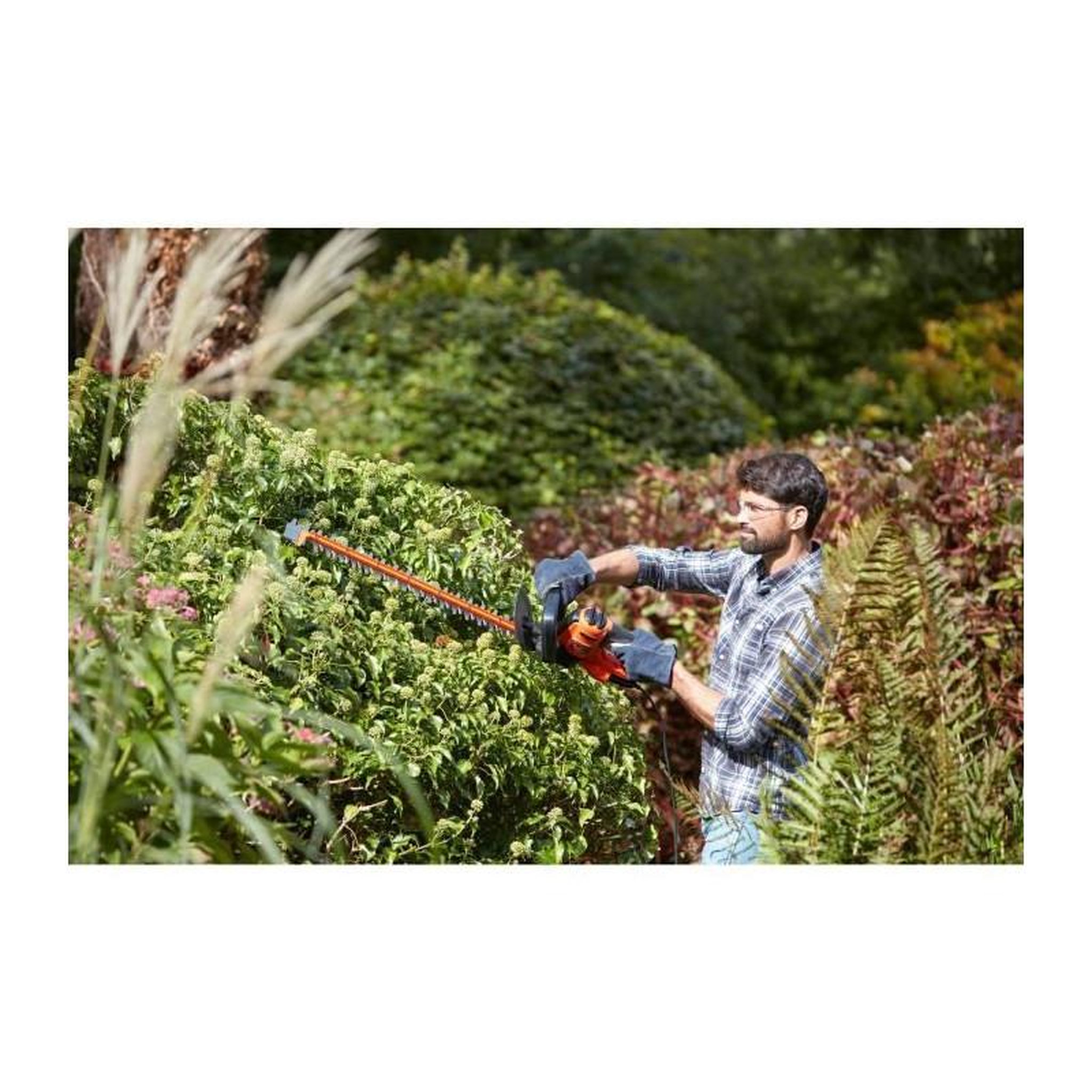 Voir la diapositive 4 : Black et Decker BLACK+DECKER Taille-Haie 60 cm 600 W - BEHTS501-QS - Embout Lame De Scie