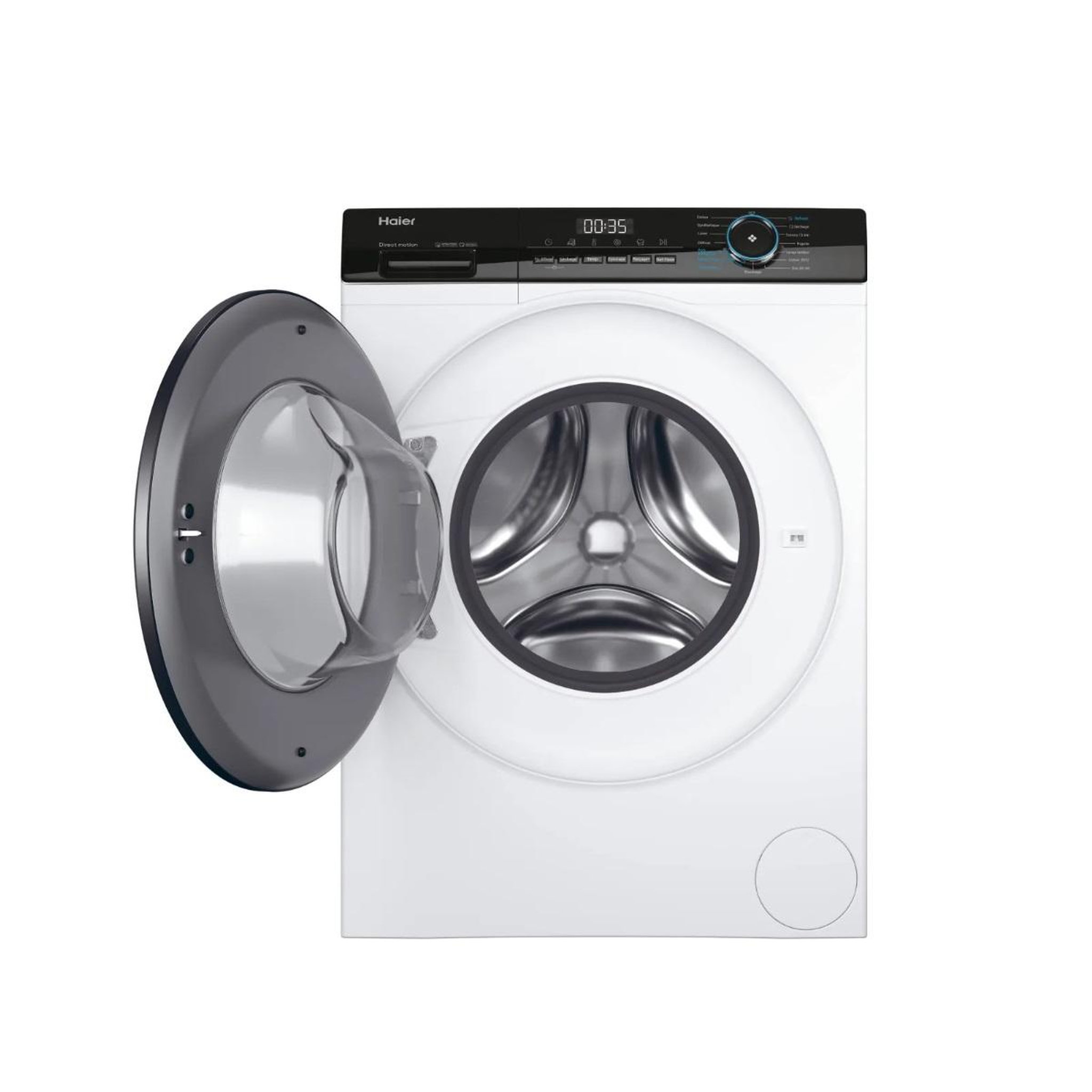 Voir la diapositive 4 : HAIER Lave-linge frontal 8 kg 1400 tours/min blanc - hw80-b14g939-fr