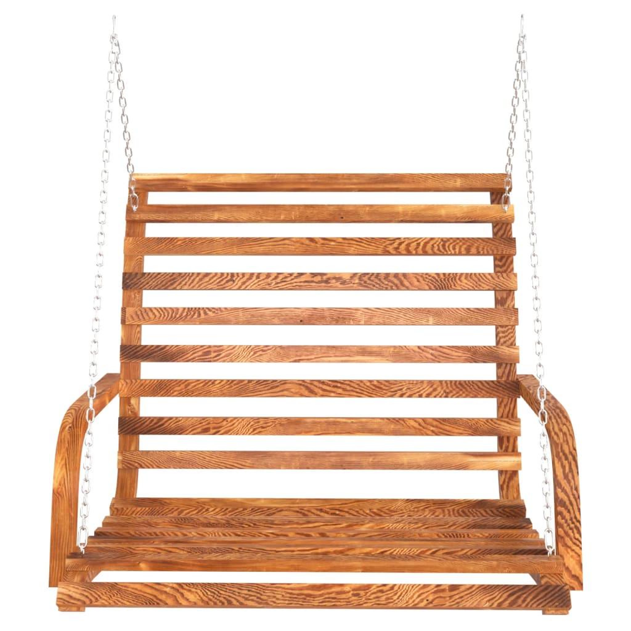 Voir la diapositive 3 : VIDAXL Balancelle Bois courbe avec finition en teck 126x63x92 cm