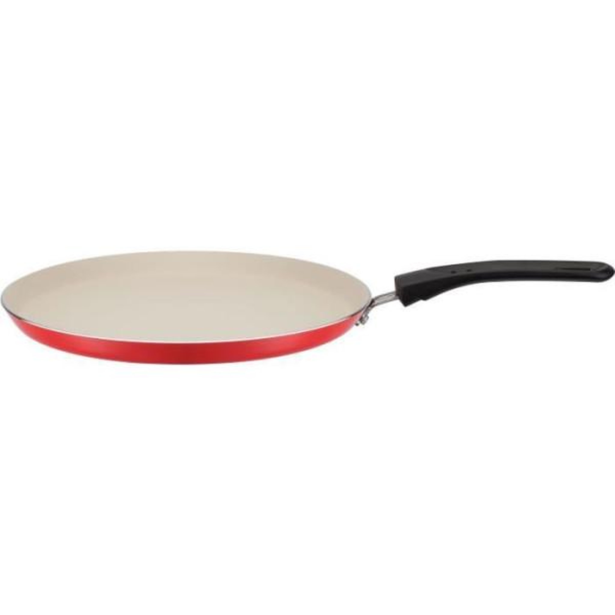 GSW Crepiere avec étaleur - GSW - 456715 - Aluminium - Extérieur rouge siliconé - 26 cm - Tous feux dont induction