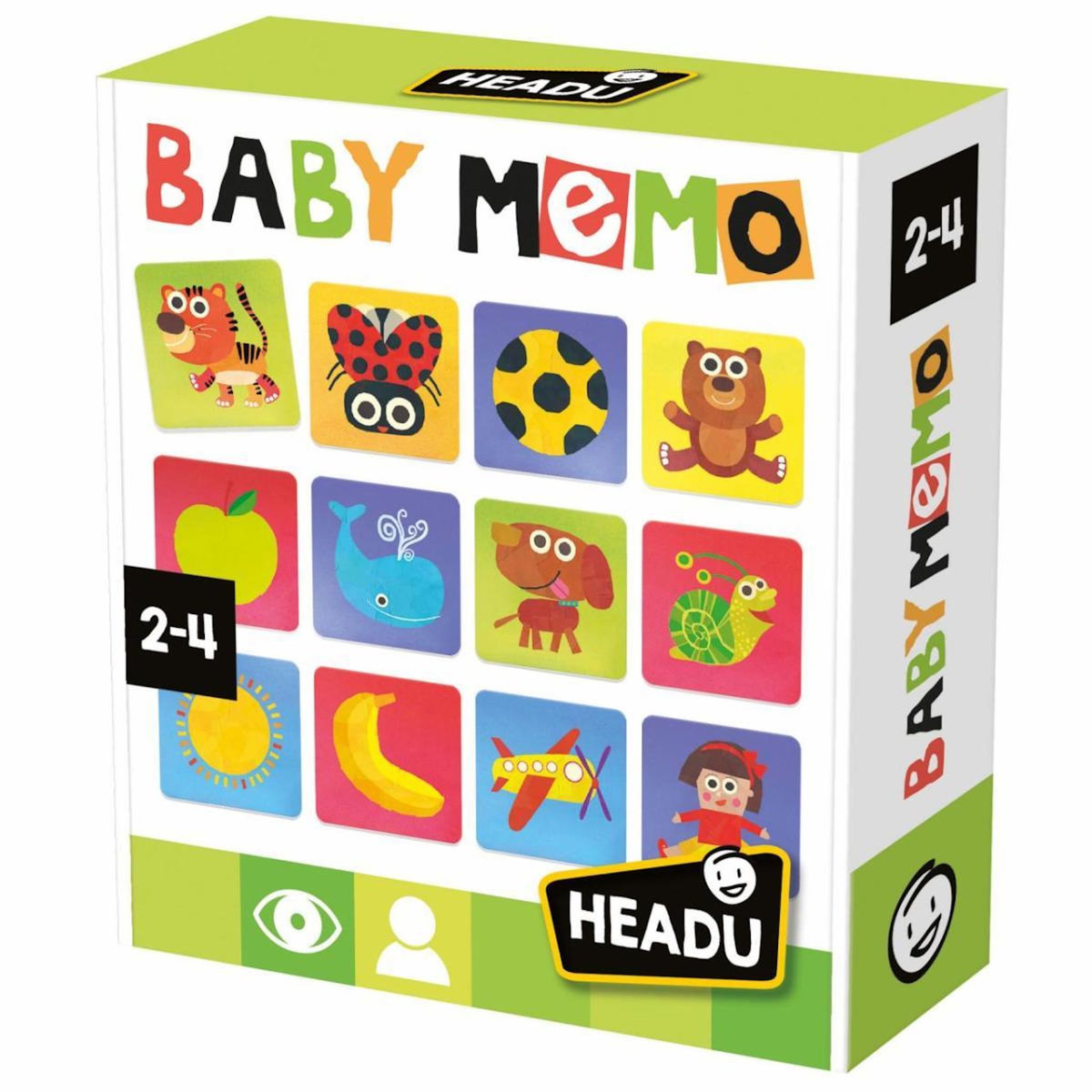 HEADU Baby Memo coloré 36 pieces