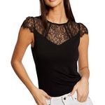 MORGAN T shirt  Femme Morgan Giulia. Coloris disponibles : Noir