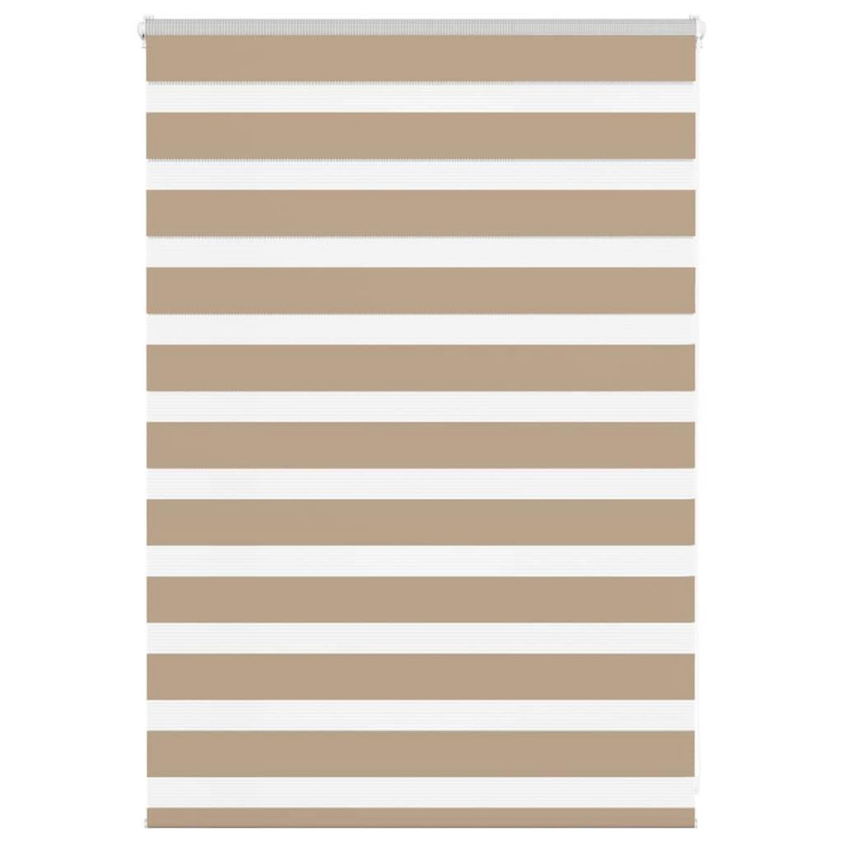 VIDAXL Store zebre marron sable largeur du tissu 90,9 cm polyester