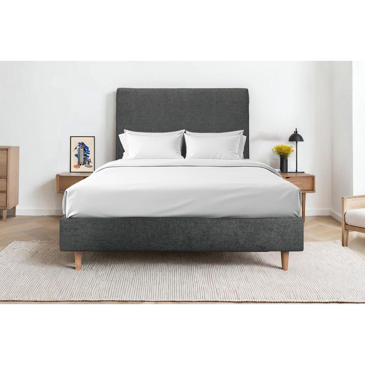 Sommeil de Plomb Tete de lit Tapissée Tissu - Ep 10 cm rembourré