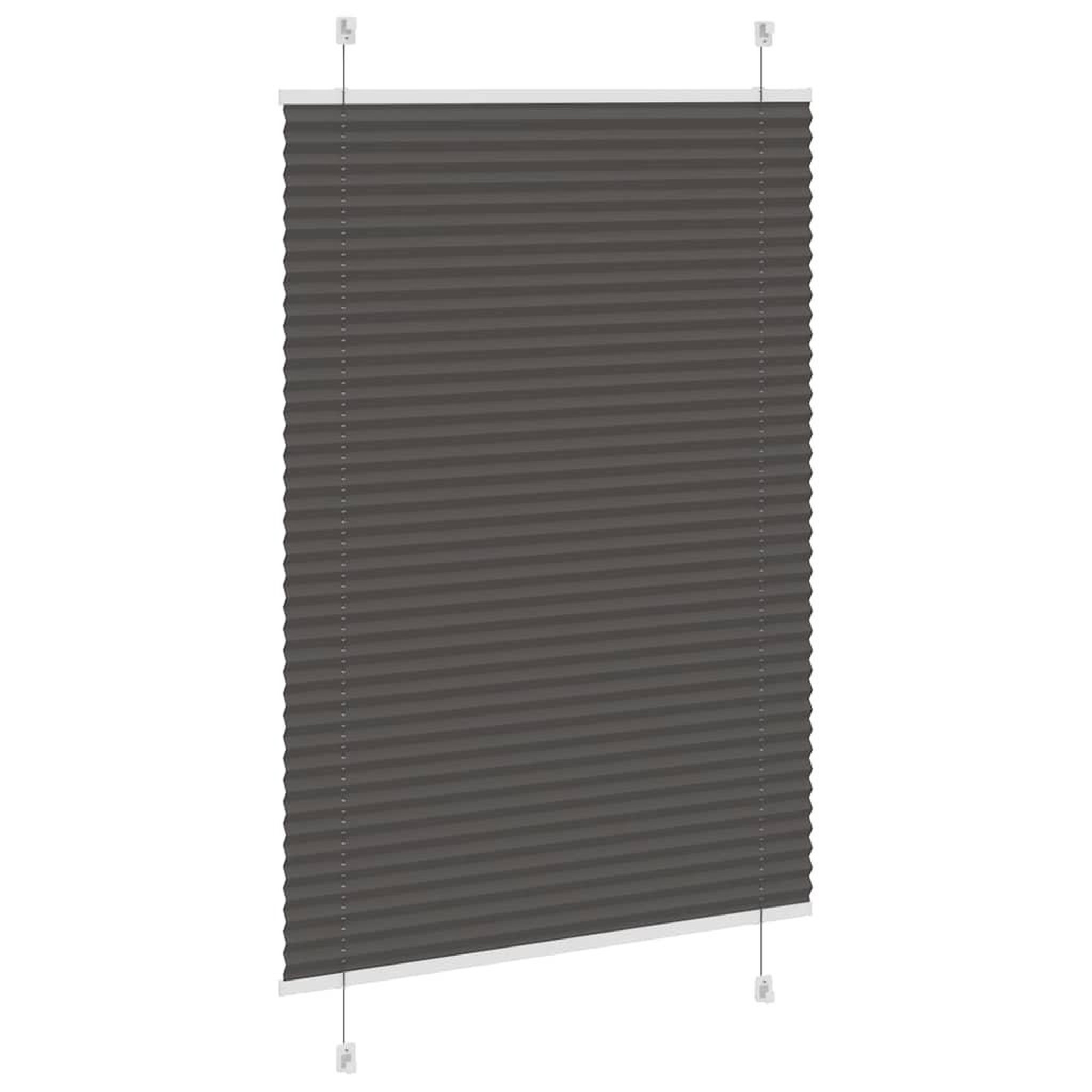 Voir la diapositive 4 : VIDAXL Store plisse noir 95x150 cm largeur du tissu 94,4 cm polyester