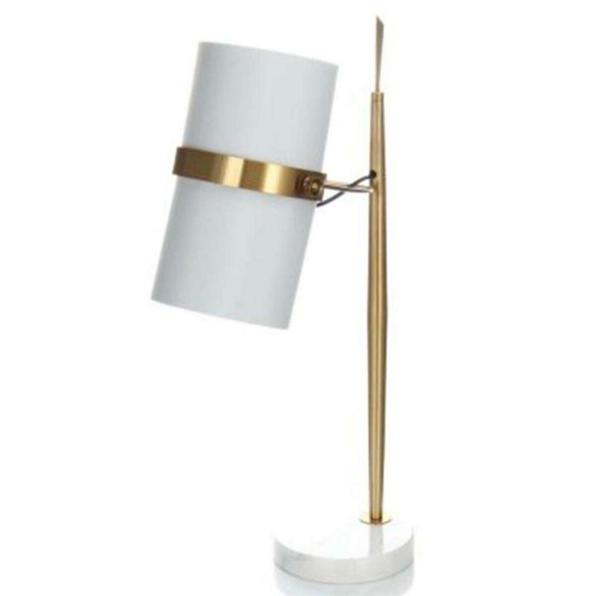 Paris Prix Lampe à Poser Design  Novum  69cm Blanc & Or