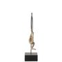 Voir la diapositive 3 : Paris Prix Statuette Gymnaste Cerceau  Alpha  48cm Beige & Noir