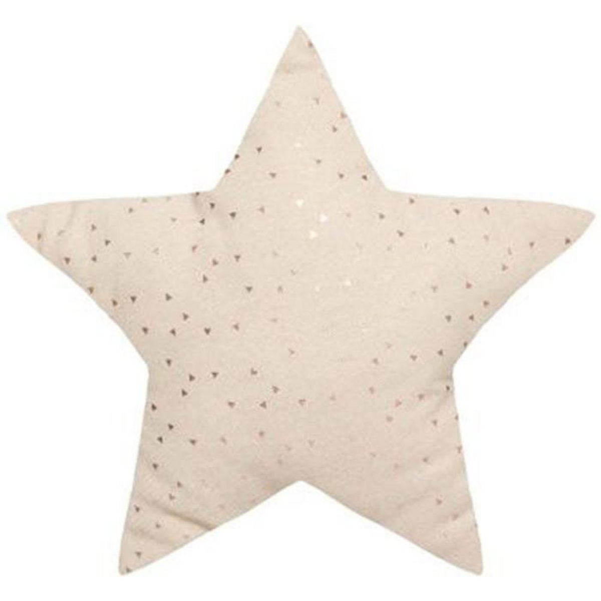 Atmosphera Kids Coussin Enfant  Berlingot Étoile  40x40cm Beige