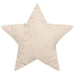 Atmosphera Kids Coussin Enfant  Berlingot Étoile  40x40cm Beige