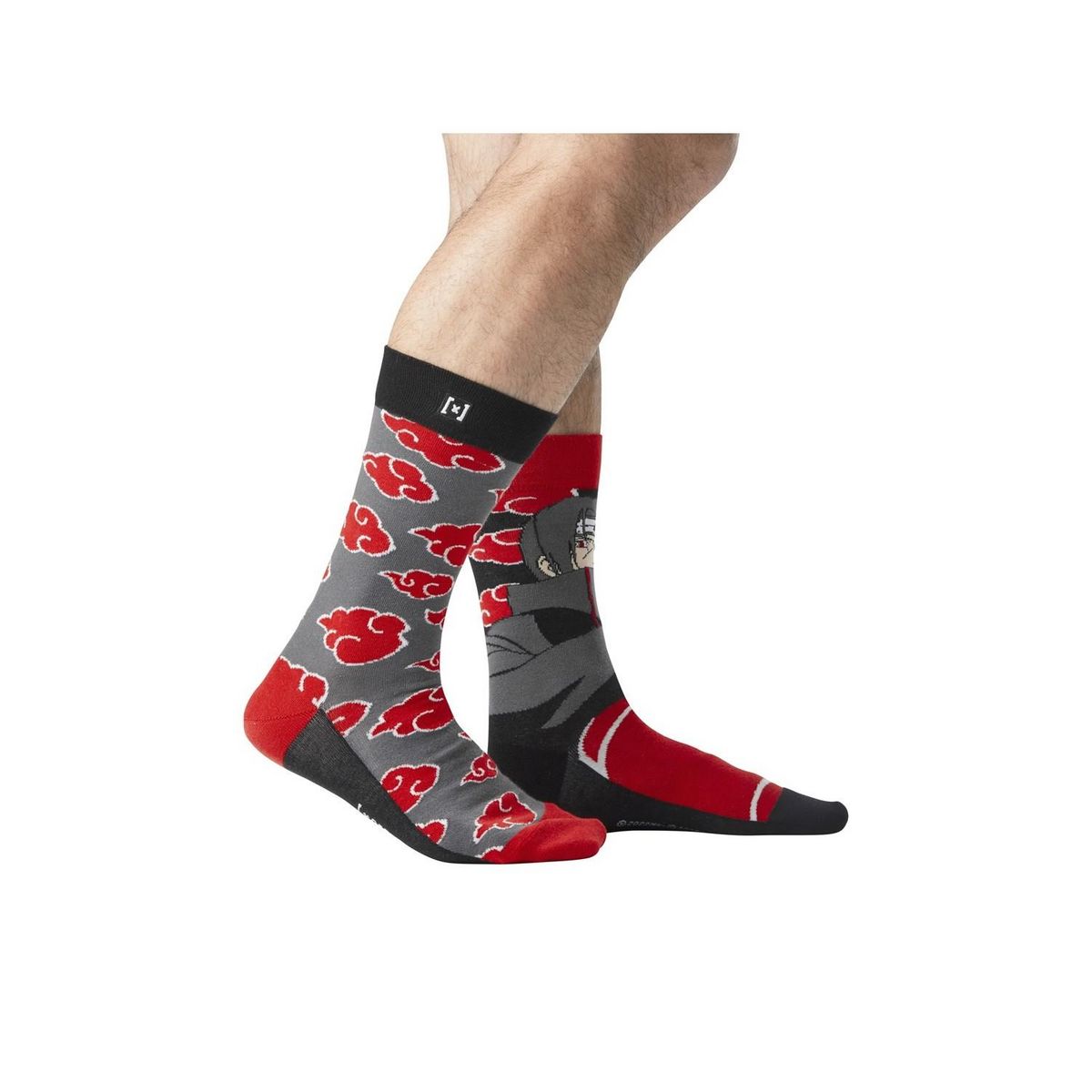 CAPSLAB X1 Paires de Chaussettes Noir/ Capslab Naruto Shippuden