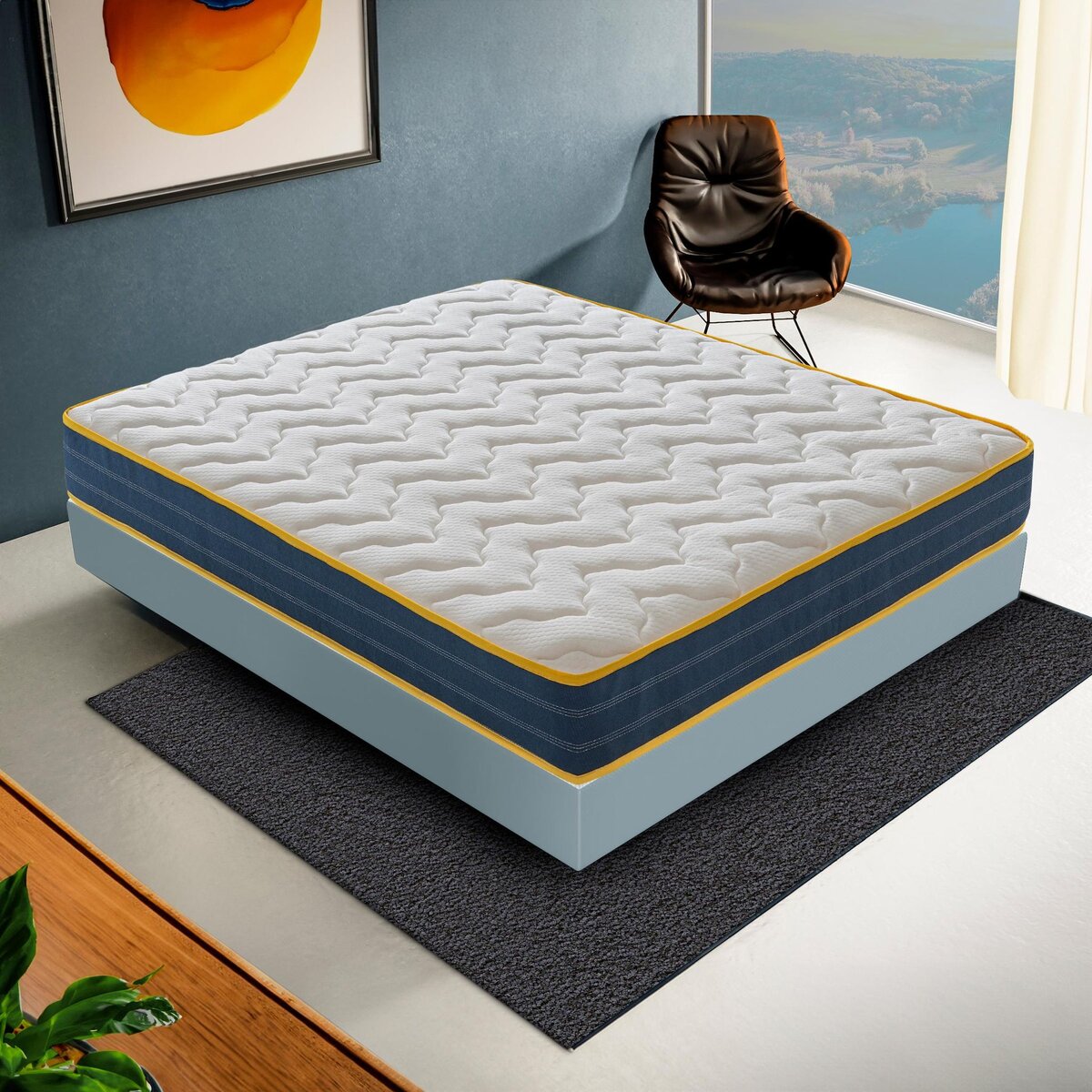 ILOVESLEEP Matelas Ressorts Ensachés COLORADO - Epaisseur 23 Cm