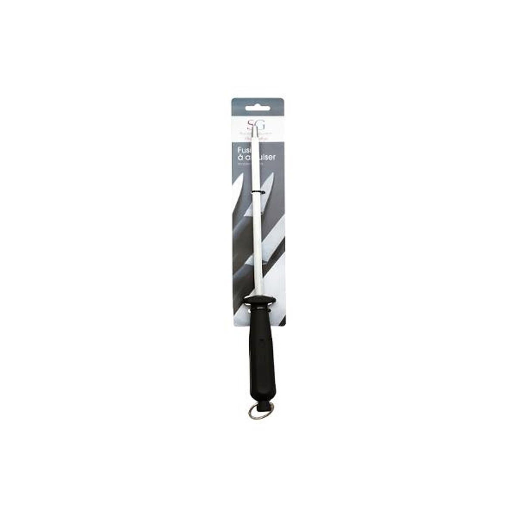 Voir la diapositive 2 : FIVE Fusil à Aiguiser Pour Couteaux 31cm Noir