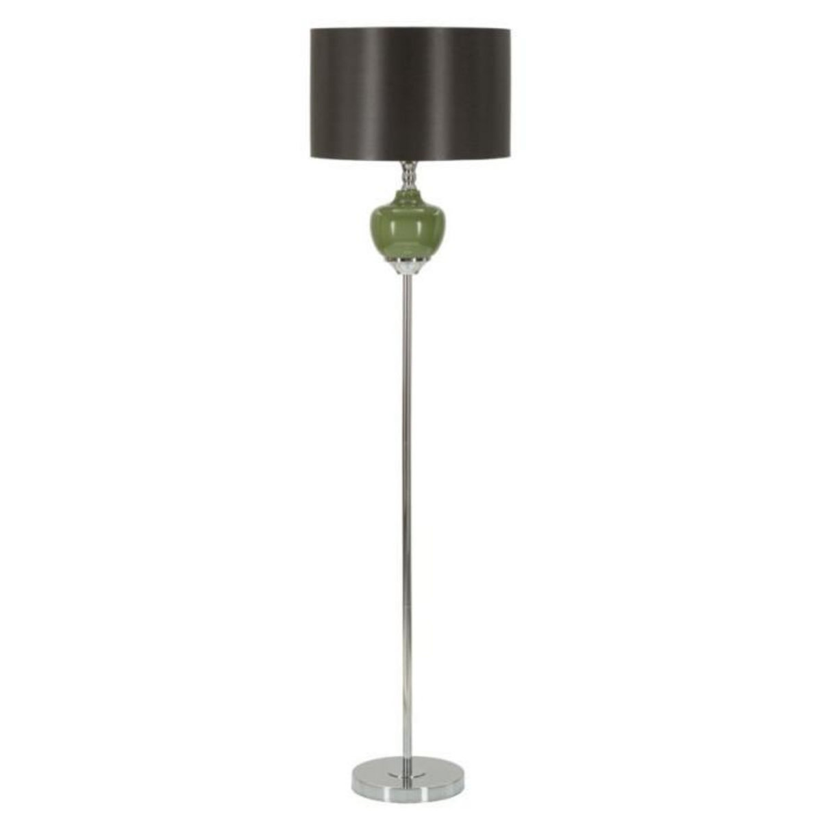 Paris Prix Lampadaire en Verre  Eva One  160cm Vert & Noir