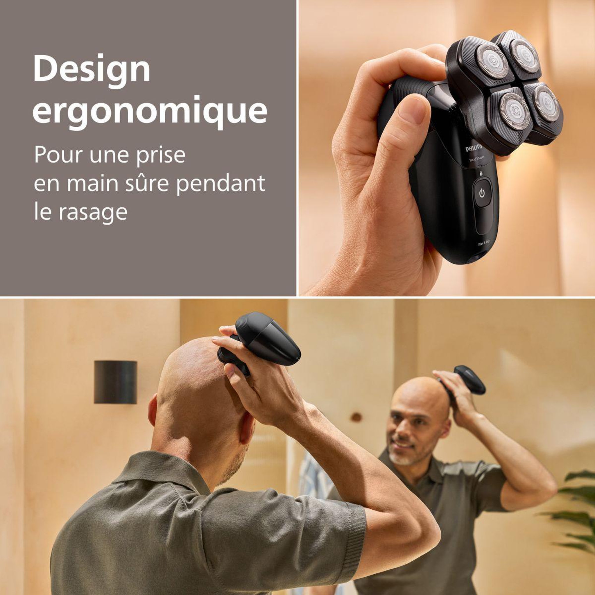 Voir la diapositive 5 : Philips Rasoir pour la tête hs5980/15 série 5000