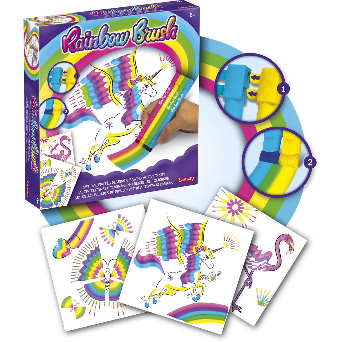 LANSAY Rainbow brush mon set d'activités