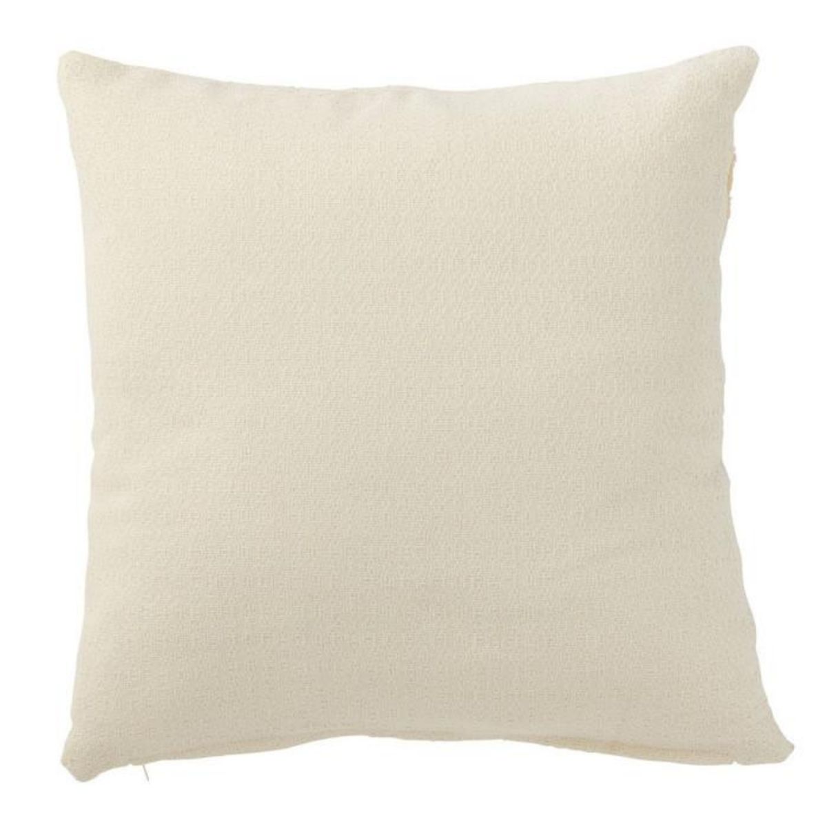 Paris Prix Coussin Déco Feuilles  Lara  43x43cm Blanc