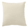 Voir la diapositive 2 : Paris Prix Coussin Déco Feuilles  Lara  43x43cm Blanc