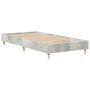Voir la diapositive 4 : VIDAXL Cadre de lit sans matelas gris beton 75x190cm bois d'ingenierie