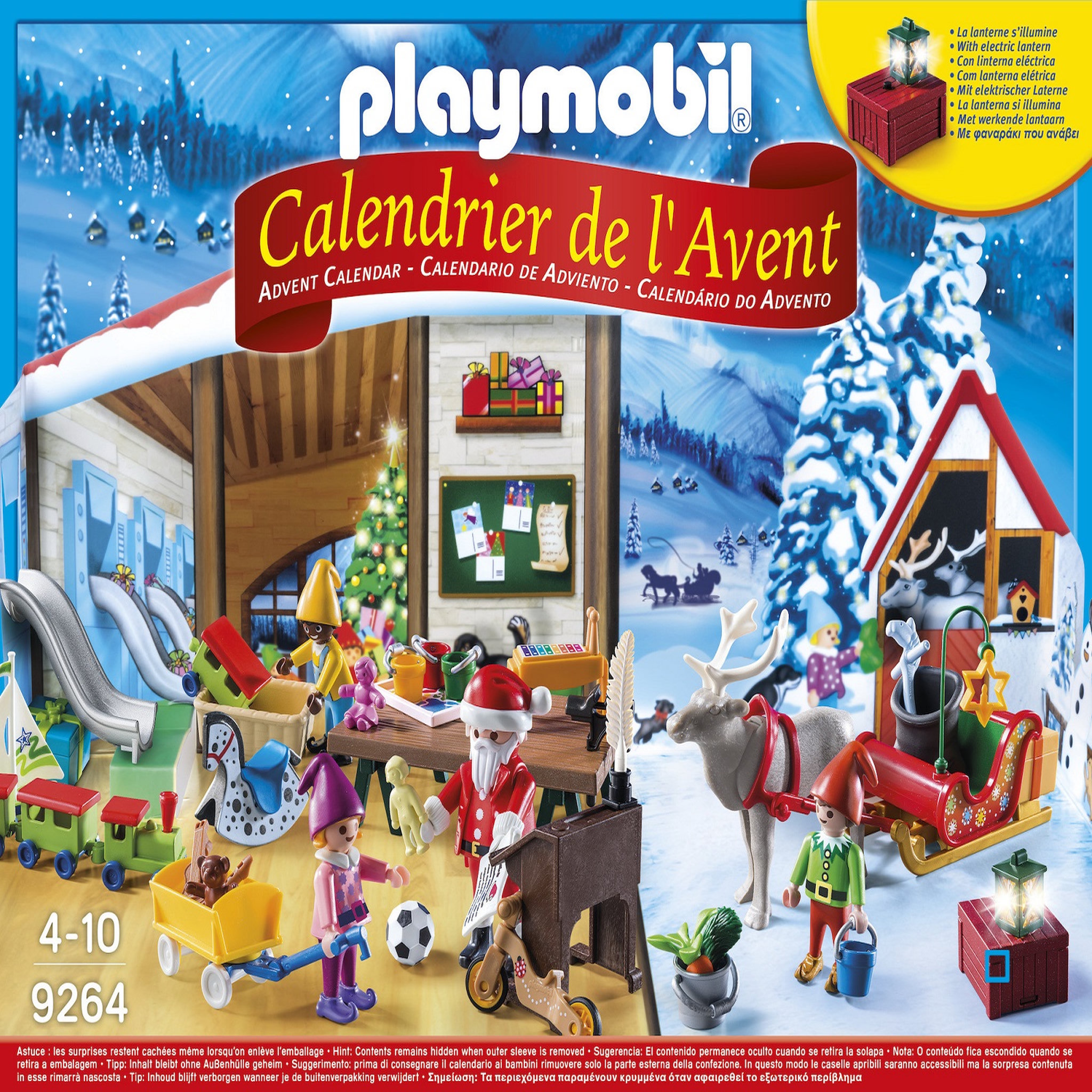 Voir la diapositive 2 : PLAYMOBIL 9264 - Calendrier de l'Avent Père Noël 
