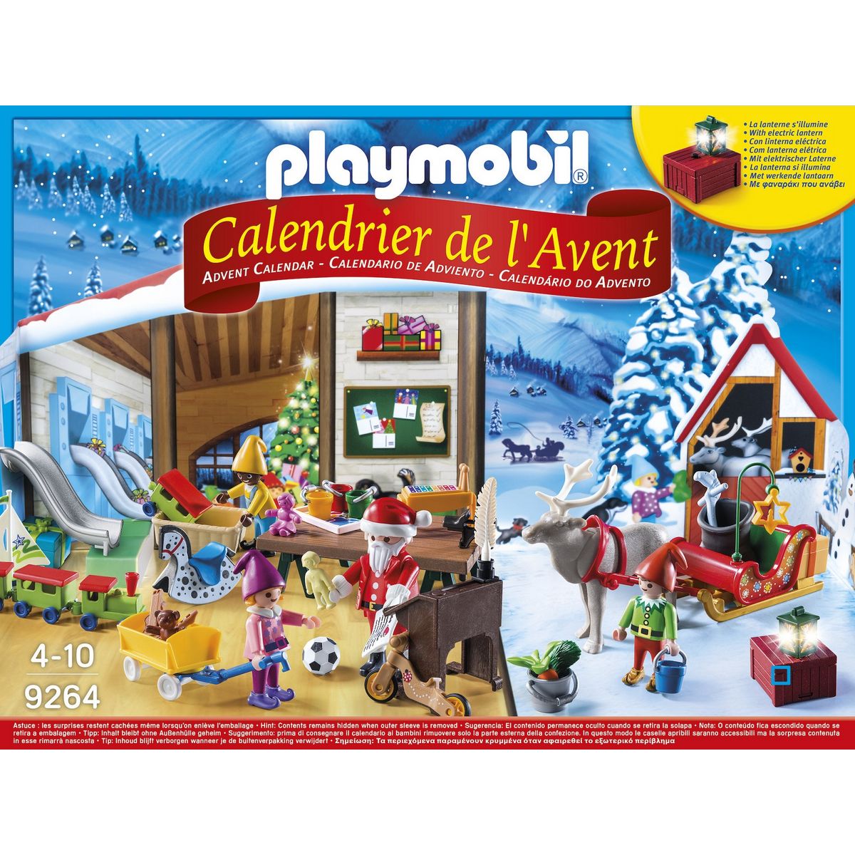 PLAYMOBIL 9264 - Calendrier de l'Avent Père Noël 