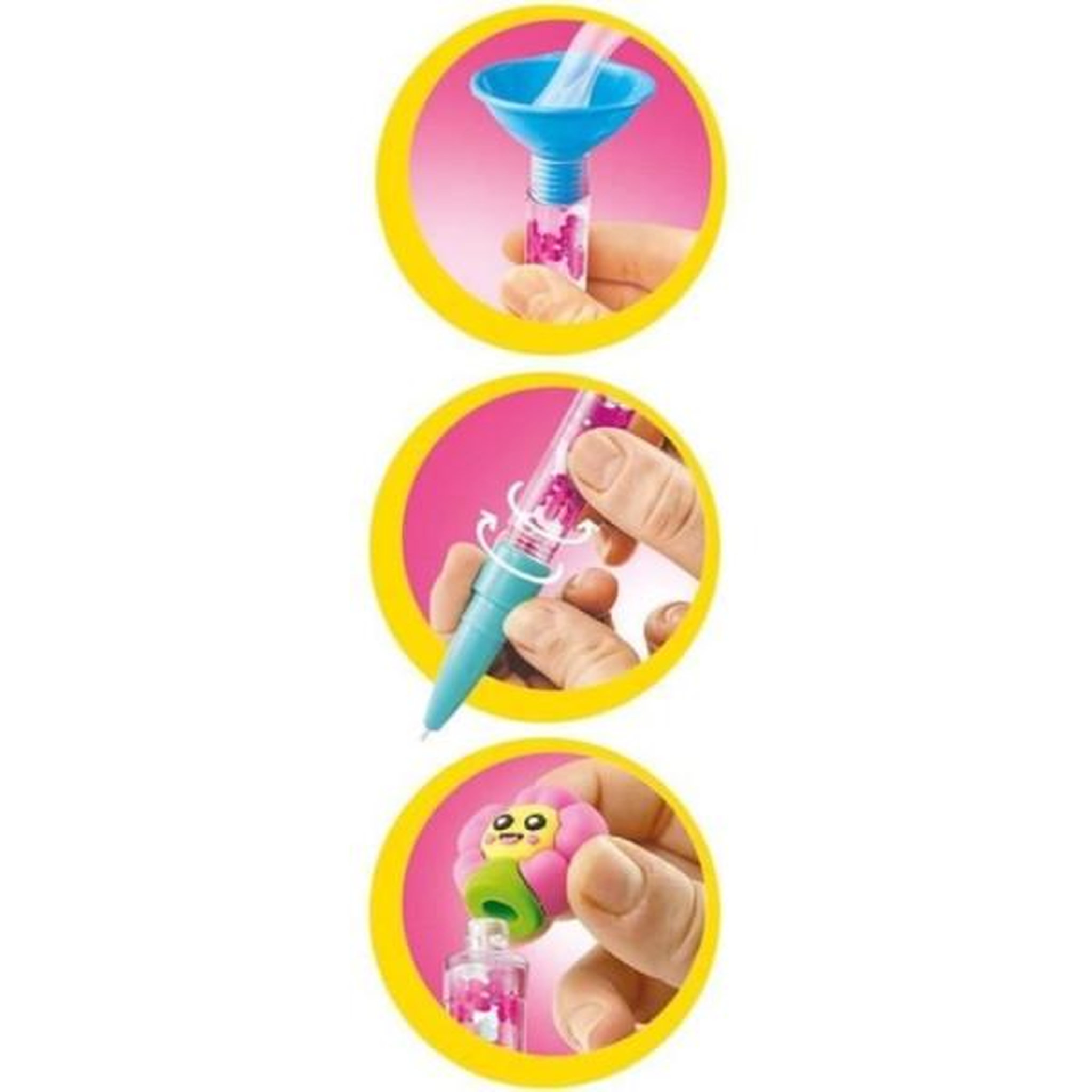 Voir la diapositive 3 : CLEMENTONI Clementoni - Créer tes stylos - Mini atelier des Stylos - Theme tropical - 3 a créer - Des 6ans