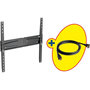 Voir la diapositive 2 : Meliconi Support mural TV support TV VESA 400 + cable HDMI 4K 1.5M