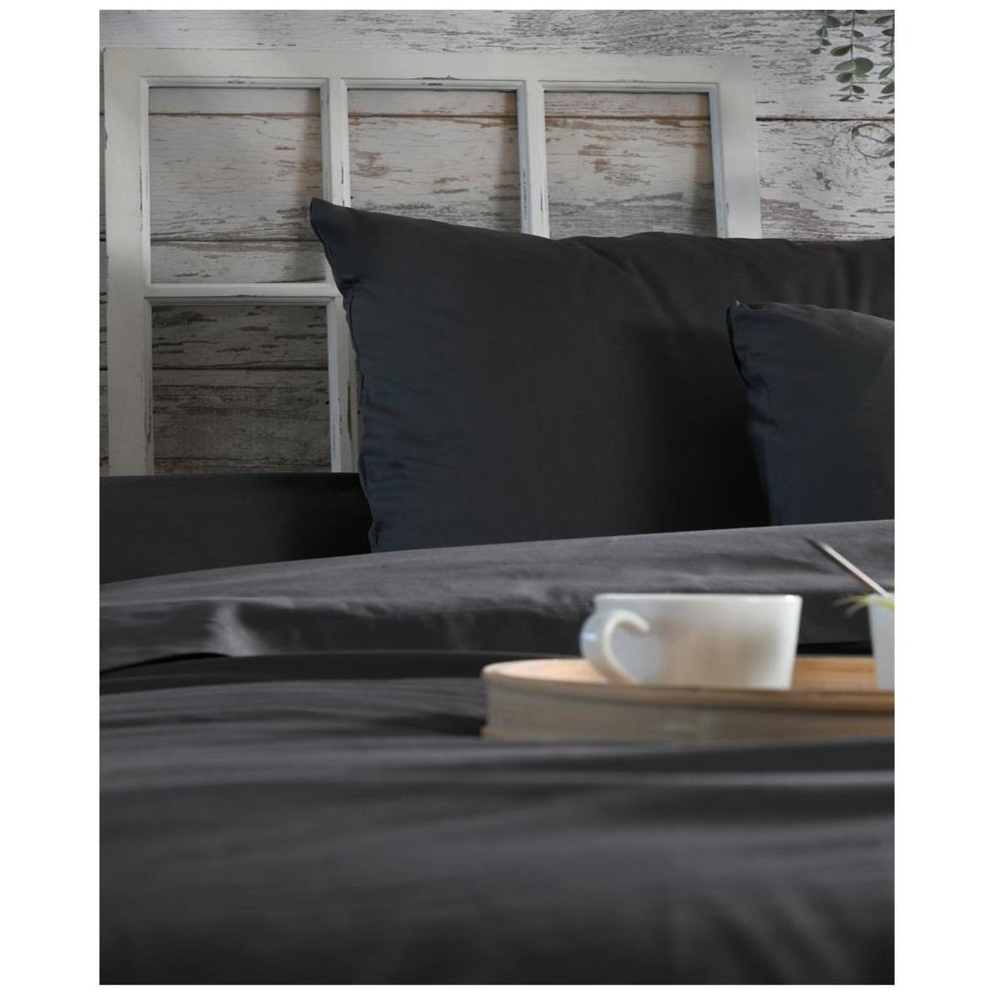 Voir la diapositive 5 : Eden Drap housse percale en coton nuage