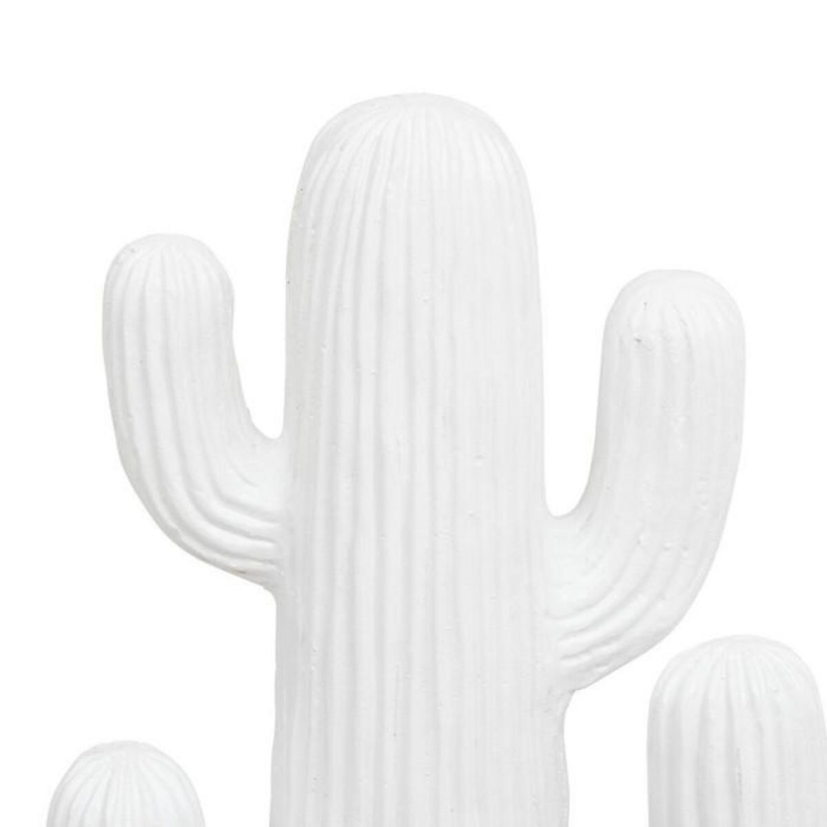 ATMOSPHERA Cactus Déco 4 Branches  Rodrigo  38cm Blanc