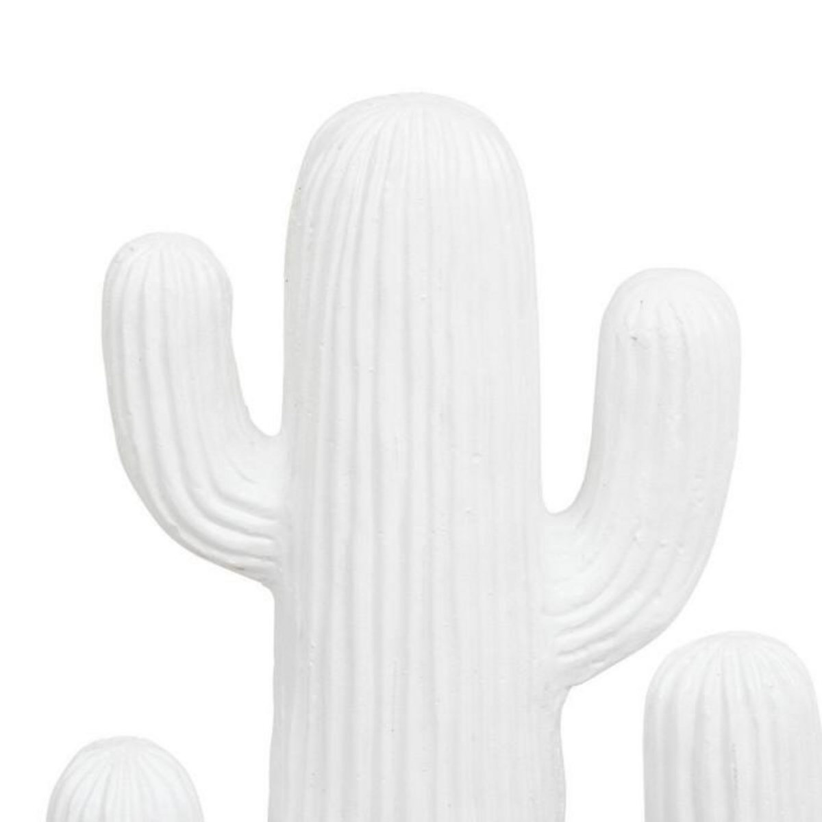 ATMOSPHERA Cactus Déco 4 Branches  Rodrigo  38cm Blanc