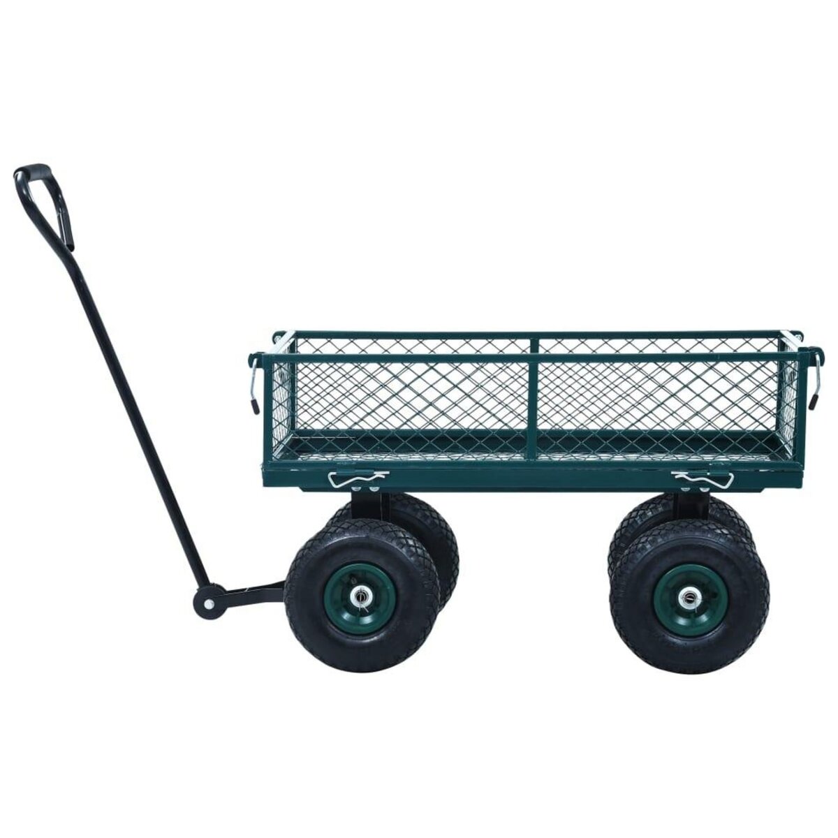 VIDAXL Chariot a main de jardin Vert 250 kg