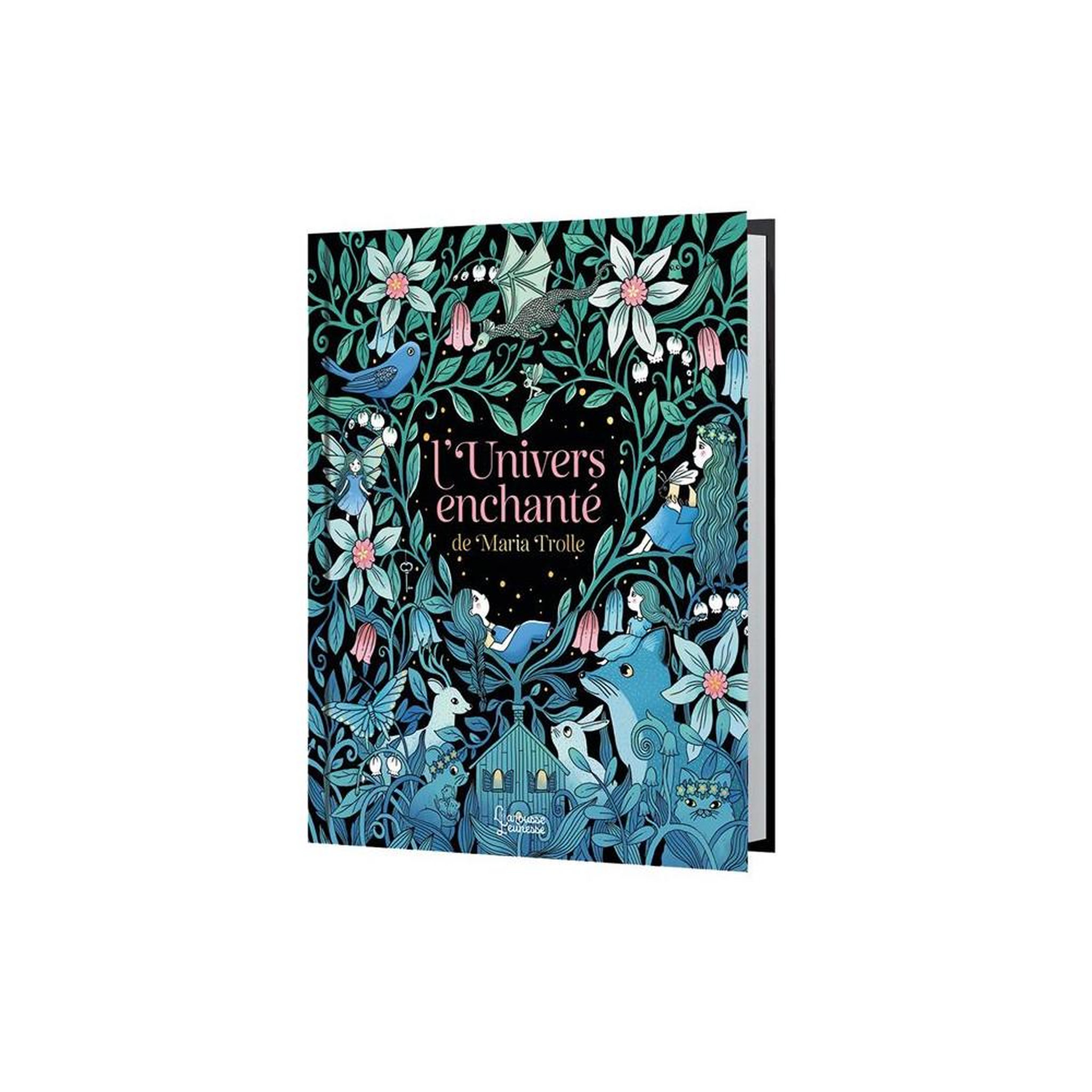 Larousse Album cartonné de coloriage anniversaire Maria Trolle – L'univers enchanté, 70 illustrations et 22 scènes inédites
