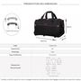 Voir la diapositive 2 : TRUCK Sac de voyage cabine avec roulettes 34L  50.50cm