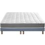 Voir la diapositive 1 : IDLITERIE Ensemble matelas mousse haute résilience CIRRUS avec sommier - confort français