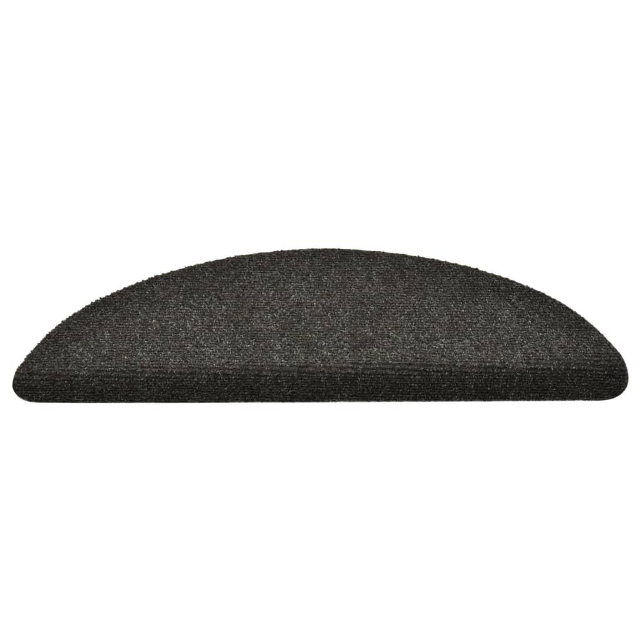 Voir la diapositive 4 : VIDAXL Tapis d'escalier autocollants 15 pcs anthracite 56x17x3 cm