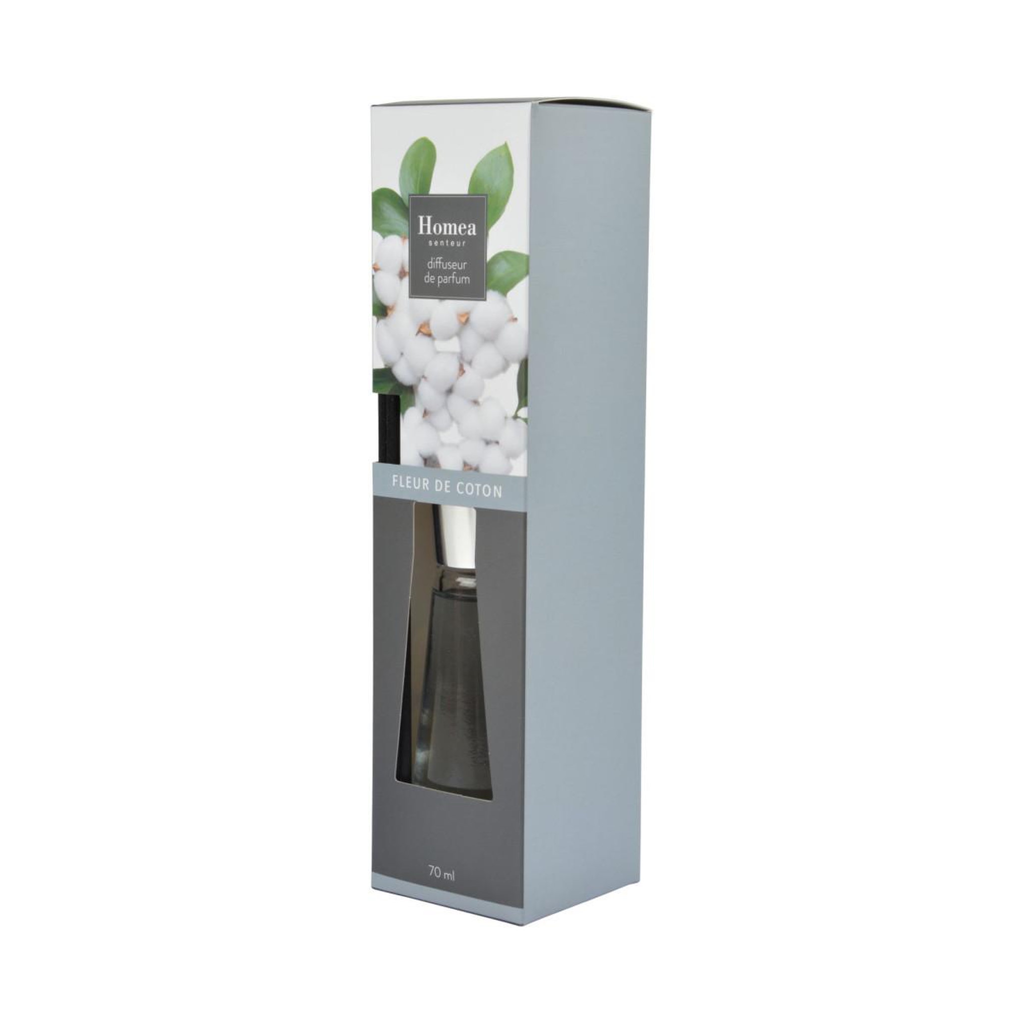Voir la diapositive 3 : HOMEA Diffuseur de Parfum  Essentiel II  70ml Fleur de Coton