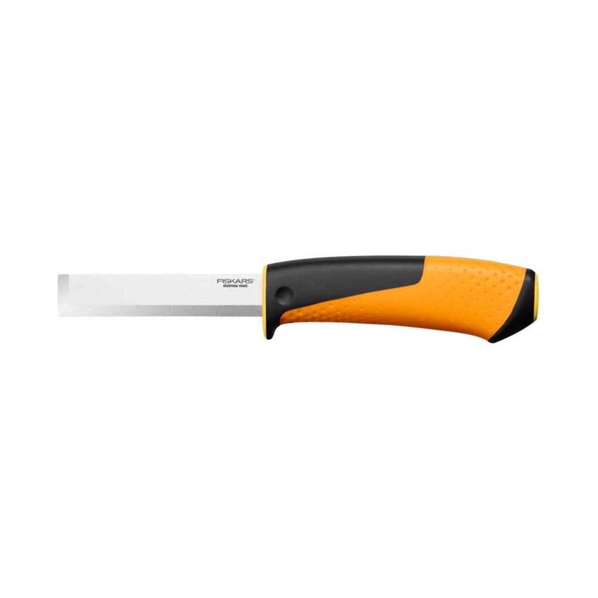 Fiskars Couteau de charpentier Fourreau - aiguiseur intégré - surface de frappe