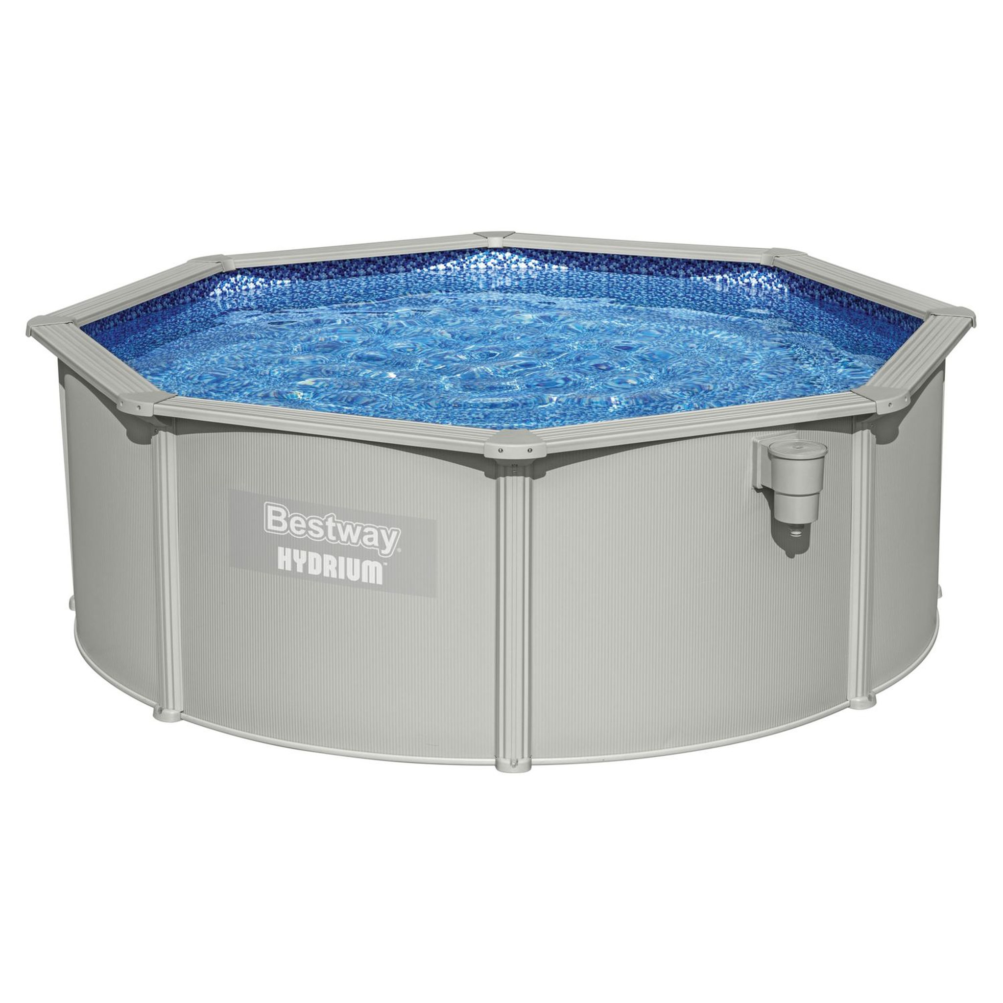 Voir la diapositive 4 : BESTWAY Piscine hors sol acier ronde - 3,6 x 1,20 m -  HYDRIUM