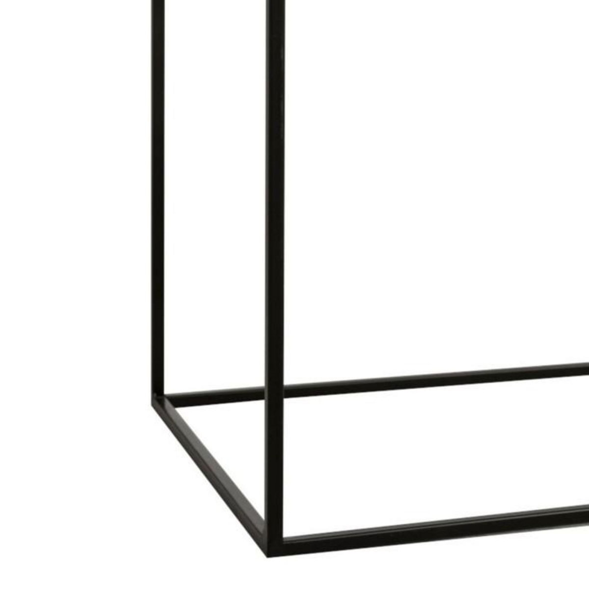 Paris Prix Console Design 2 Niveaux  Lovra  100cm Noir
