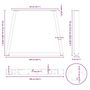 Voir la diapositive 6 : VIDAXL Pieds de table a manger forme de V 2 pcs noir 100x(72-73,3) cm