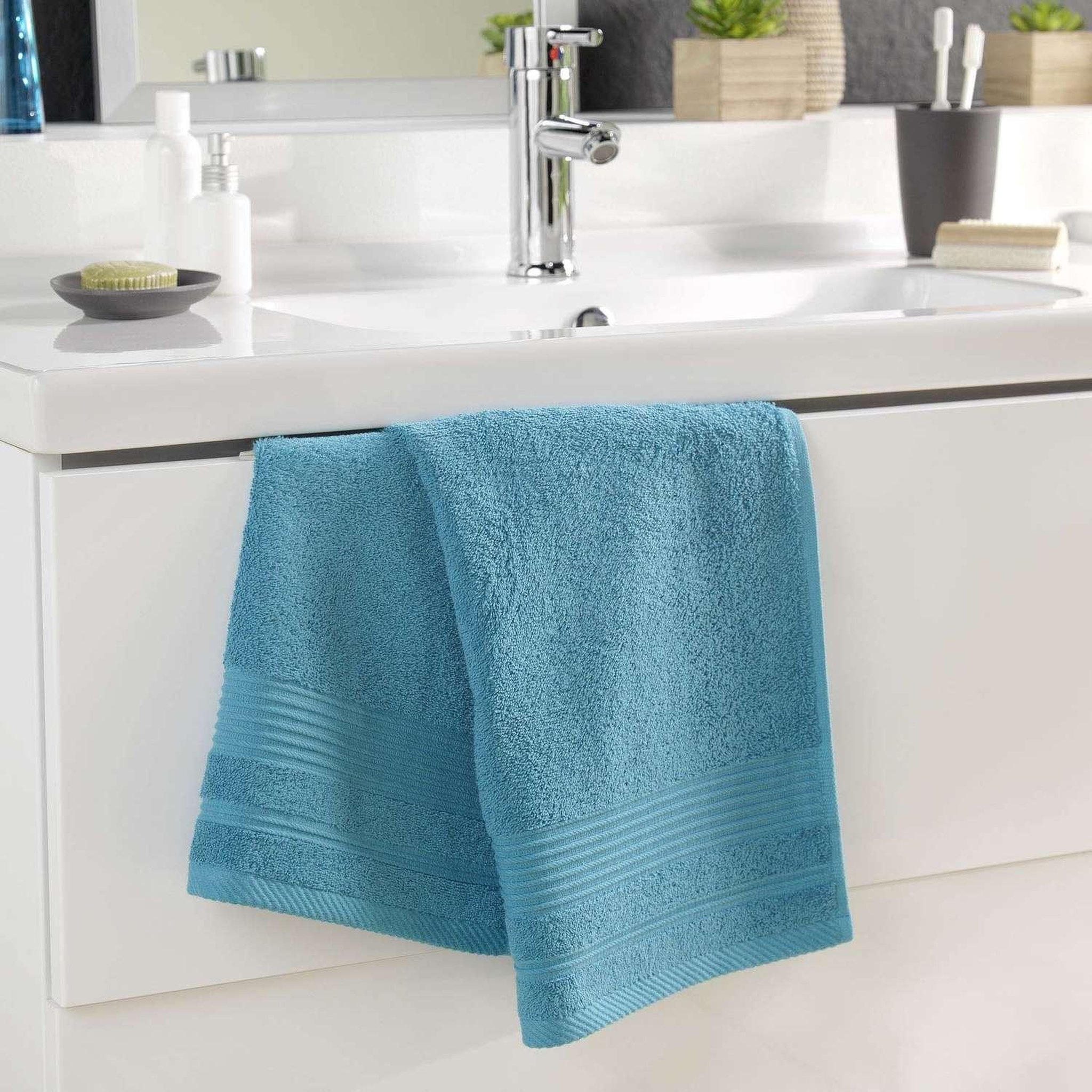 Voir la diapositive 3 : Douceur d'Intérieur Serviette de toilette DAYTA - Eponge unie
